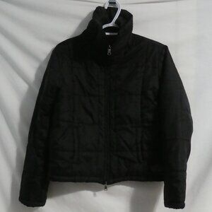 CASTRO GIRL | size 6 | Black Quilted Puffer Zip-Up Lightweight Jacket
